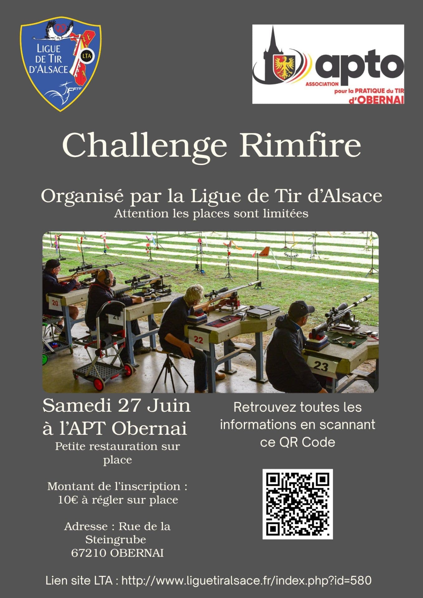 Illustration : Challenge Rimfire - Ligue de Tir d'Alsace